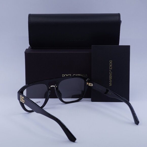 Dolce & Gabbana DG3415 501/55 Square Eyeglasses - Black 55mm - Picture 10 of 10